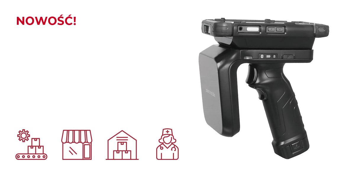 Nowy czytnik RFID UHF - RF88 z boku